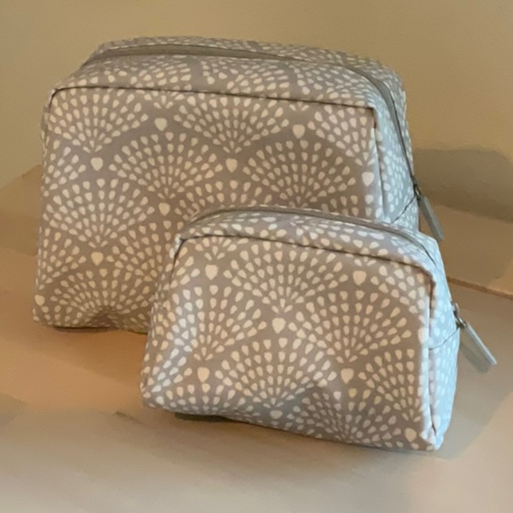 NWOT s/2 high quality cosmetic bags